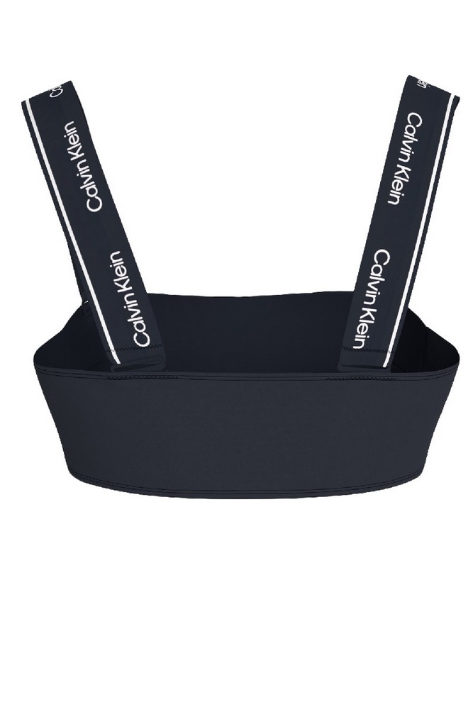 CALVIN KLEIN REMOVABLE STRAPS BANDEAU ΜΑΓΙΟ ΓΥΝΑΙΚΕΙΟ NAVY