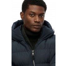 SUPERDRY SDCD HOODED SPORTS PUFFER JACKET ΜΠΟΥΦΑΝ ΑΝΔΡΙΚΟ NAVY