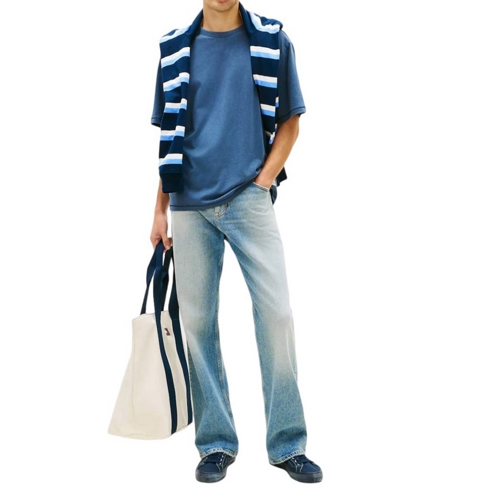 TOMMY JEANS 90S WAVING FLAG T-SHIRT ΜΠΛΟΥΖΑ ΑΝΔΡΙΚΗ NAVY