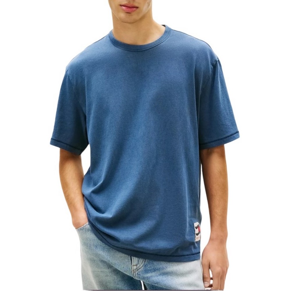 TOMMY JEANS 90S WAVING FLAG T-SHIRT ΜΠΛΟΥΖΑ ΑΝΔΡΙΚΗ NAVY
