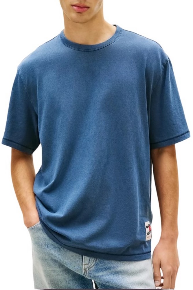 TOMMY JEANS 90S WAVING FLAG T-SHIRT ΜΠΛΟΥΖΑ ΑΝΔΡΙΚΗ NAVY