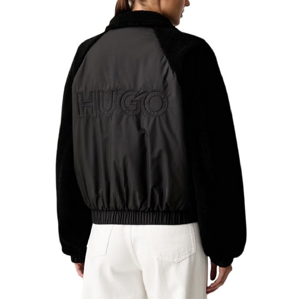 HUGO BOSS CASUAL JACKET FOSSER1 B ΜΠΟΥΦΑΝ ΓΥΝΑΙΚΕΙΟ BLACK