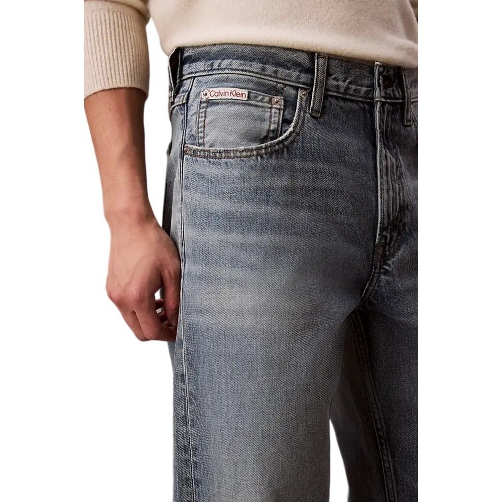 CALVIN KLEIN JEANS 90S STRAIGHT VINTAGE FINCH JEAN ΠΑΝΤΕΛΟΝΙ ΑΝΔΡΙΚΟ BLUΕ DENIM