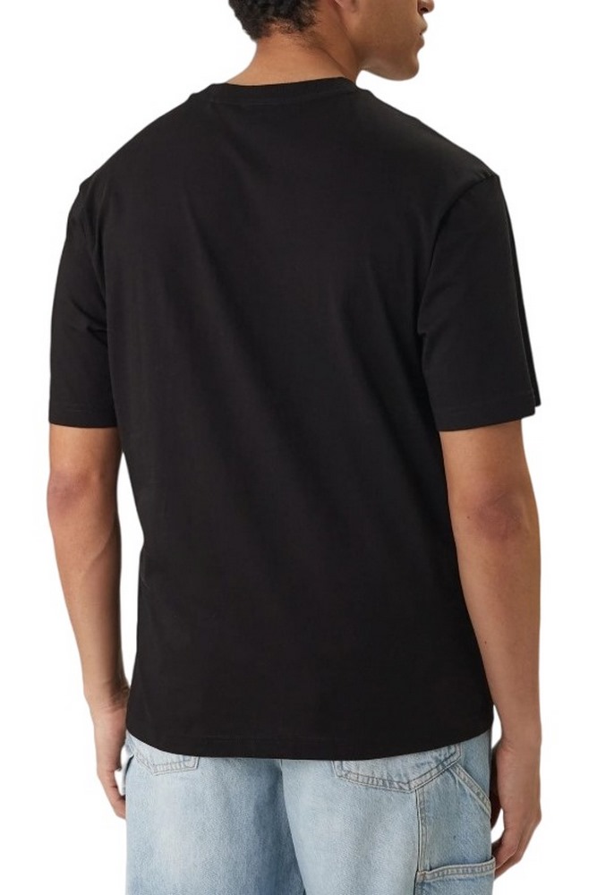 HUGO BOSS JERSEY NOGLASY T-SHIRT ΜΠΛΟΥΖΑ ΑΝΔΡΙΚΗ BLACK