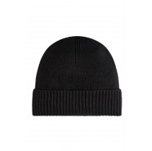 TOMMY HILFIGER FLAG PIMA COTTON BEANIE ΣΚΟΥΦΟΣ ΑΝΔΡΙΚΟΣ BLACK
