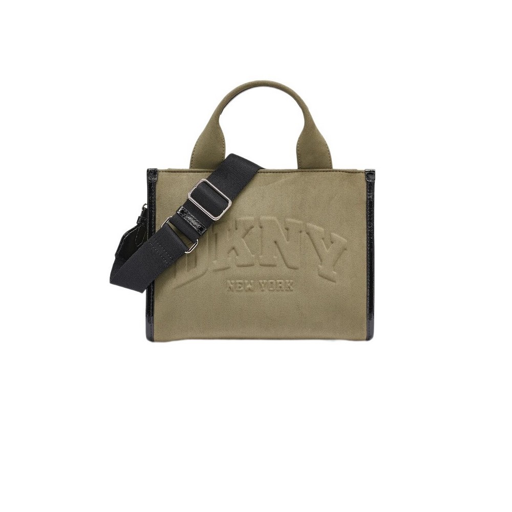 DKNY HADLEE SM TOTE HANDBAG ΤΣΑΝΤΑ ΓΥΝΑΙΚΕΙΑ MILITARY GREEN