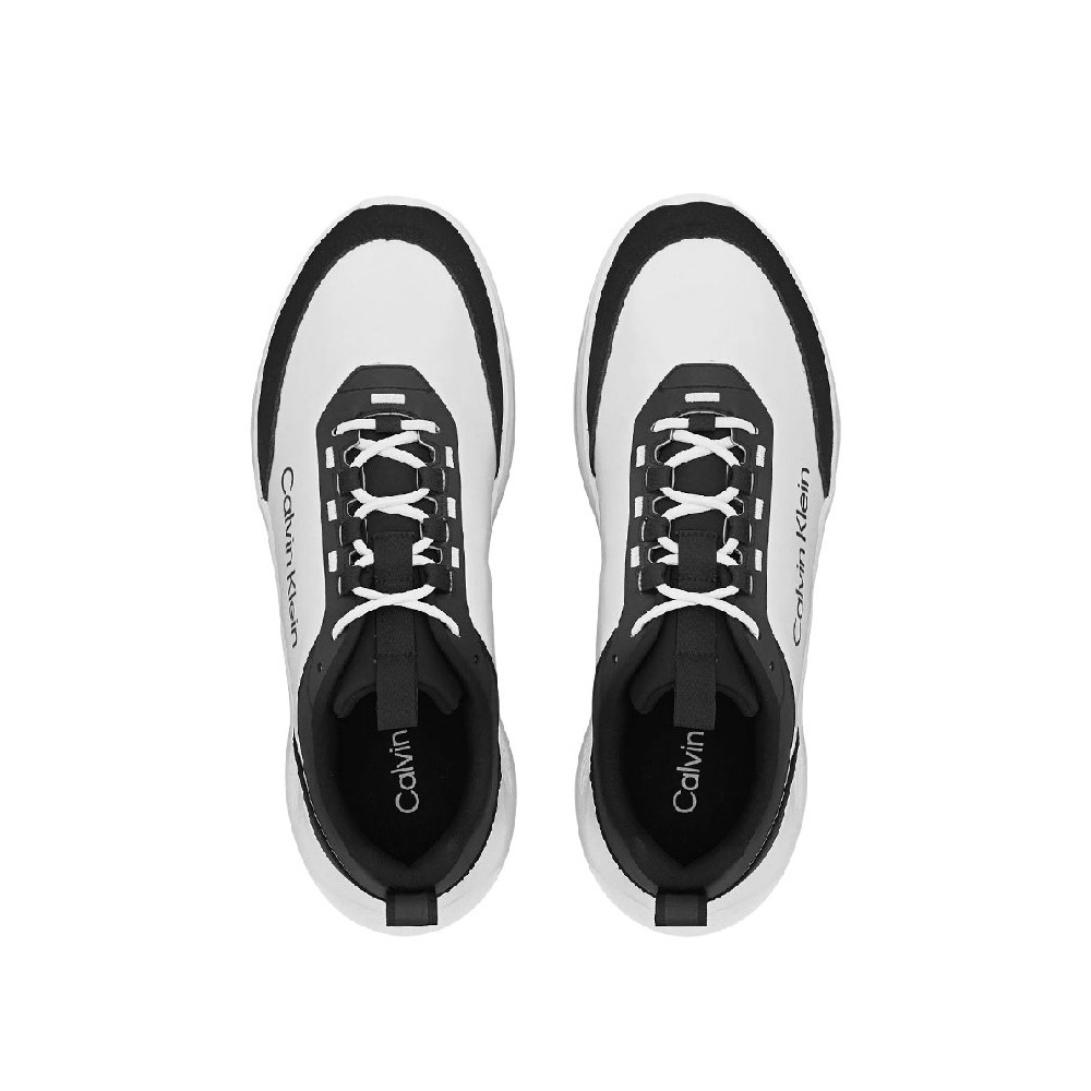 CALVIN KLEIN LIGHT EVA RUNN ESS LACEUP NY-SU ΠΑΠΟΥΤΣΙ ΑΝΔΡΙΚΟ BLACK/WHITE
