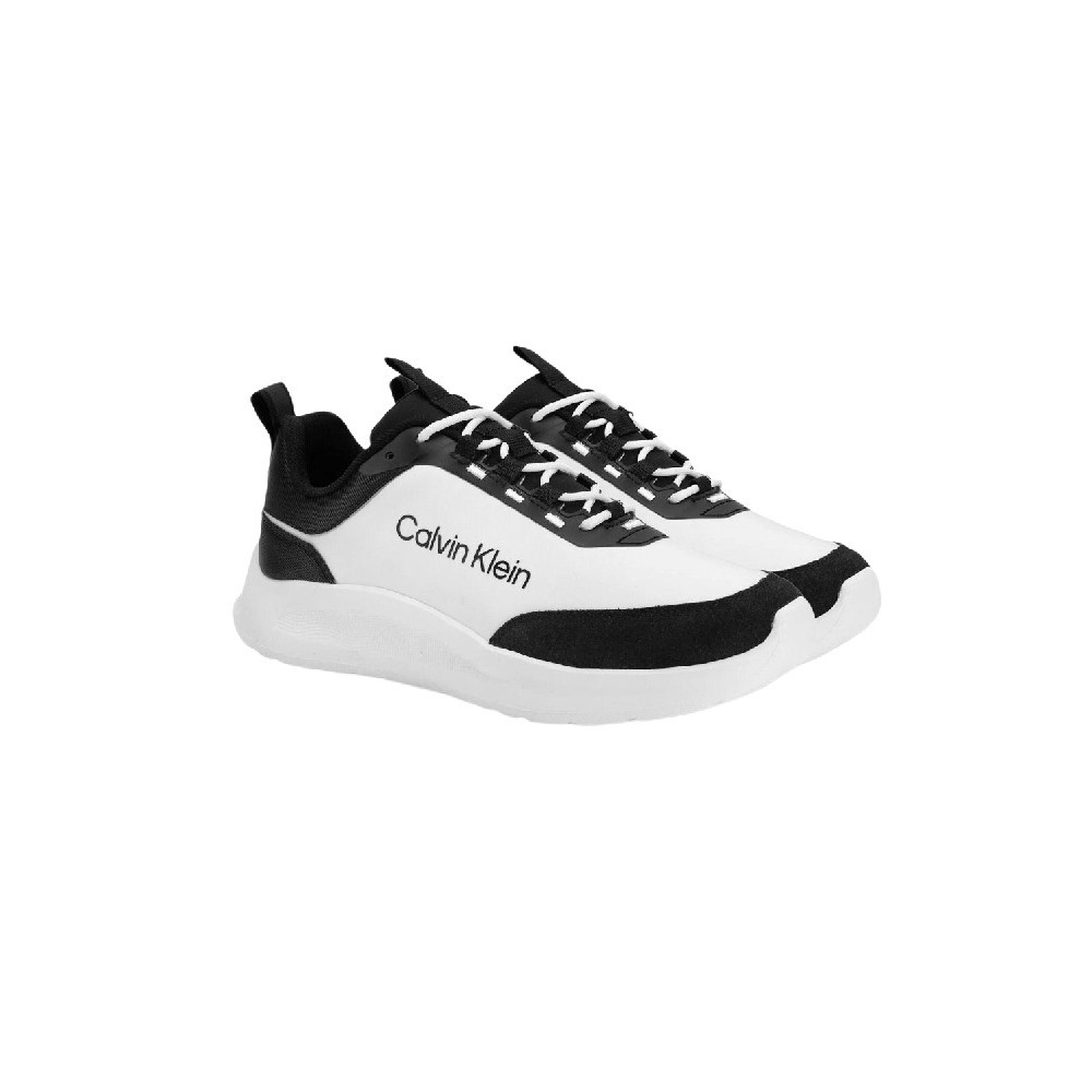 CALVIN KLEIN LIGHT EVA RUNN ESS LACEUP NY-SU ΠΑΠΟΥΤΣΙ ΑΝΔΡΙΚΟ BLACK/WHITE