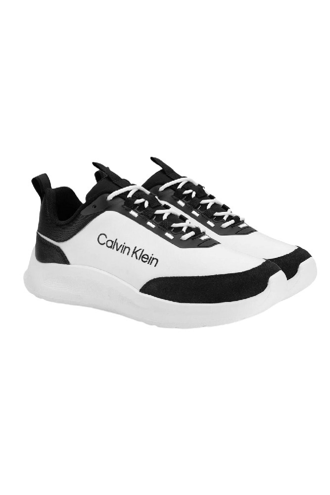 CALVIN KLEIN LIGHT EVA RUNN ESS LACEUP NY-SU ΠΑΠΟΥΤΣΙ ΑΝΔΡΙΚΟ BLACK/WHITE