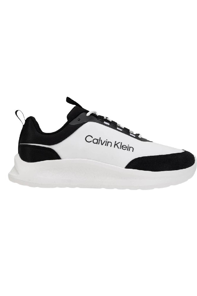 CALVIN KLEIN LIGHT EVA RUNN ESS LACEUP NY-SU ΠΑΠΟΥΤΣΙ ΑΝΔΡΙΚΟ BLACK/WHITE