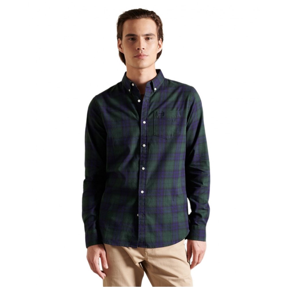 ΠΟΥΚΑΜΙΣΟ CLASSIC LONDON  ΑΝΔΡΙΚΟ SUPERDRY GREEN