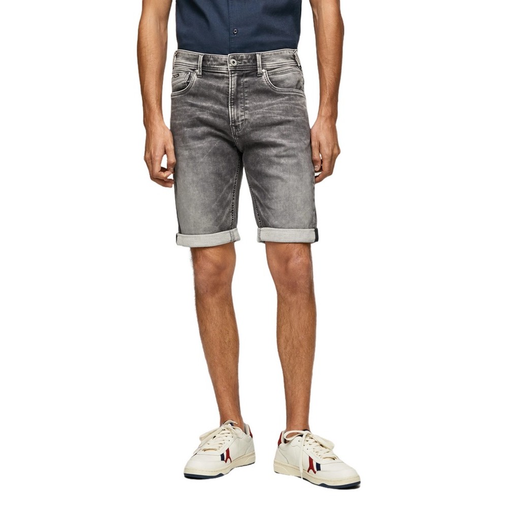 PEPE JEANS JACK SHORT ΒΕΡΜΟΥΔΑ ΑΝΔΡΙΚΗ BLACK DENIM