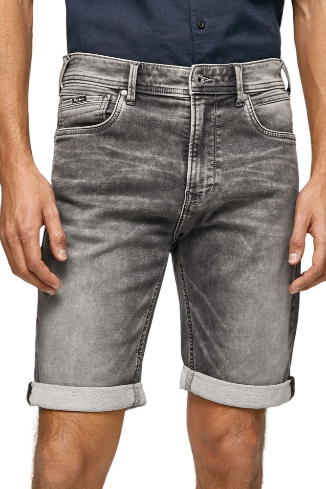 PEPE JEANS JACK SHORT ΒΕΡΜΟΥΔΑ ΑΝΔΡΙΚΗ BLACK DENIM