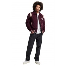 ΜΠΟΥΦΑΝ D2 VINTAGE VARSITY CORD BOMBER ΑΝΔΡΙΚΟ SYPERDRY PURPLE