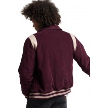 ΜΠΟΥΦΑΝ D2 VINTAGE VARSITY CORD BOMBER ΑΝΔΡΙΚΟ SYPERDRY PURPLE