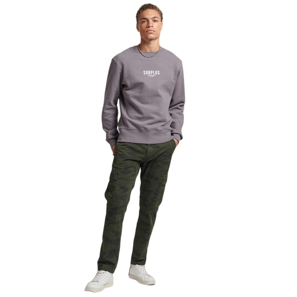 ΜΠΛΟΥΖΑ ΦΟΥΤΕΡ D2 CODE SURPLUS LOOSE ΑΝΔΡΙΚΗ SUPERDRY GREY