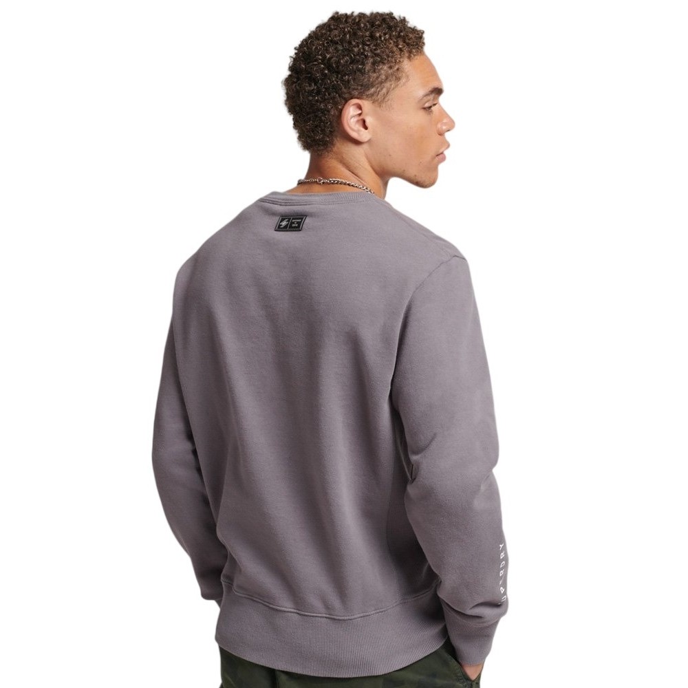 ΜΠΛΟΥΖΑ ΦΟΥΤΕΡ D2 CODE SURPLUS LOOSE ΑΝΔΡΙΚΗ SUPERDRY GREY