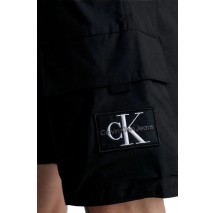 CALVIN KLEIN JEANS WASHED CARGO WOVEN SHORT ΒΕΡΜΟΥΔΑ ΑΝΔΡΙΚΗ BLACK