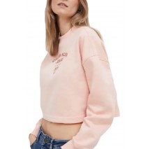 CALVIN KLEIN JEANS VARSITY LOGO CREWNECK ΜΠΛΟΥΖΑ ΦΟΥΤΕΡ ΓΥΝΑΙΚΕΙΑ PINK