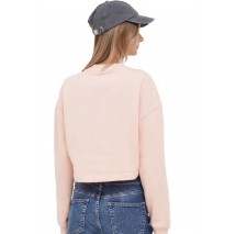 CALVIN KLEIN JEANS VARSITY LOGO CREWNECK ΜΠΛΟΥΖΑ ΦΟΥΤΕΡ ΓΥΝΑΙΚΕΙΑ PINK