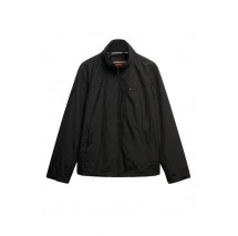 SUPERDRY D1 SDSW NON HOOD LOGO WINDBREAKER ΜΠΟΥΦΑΝ ΑΝΔΡΙΚΟ BLACK