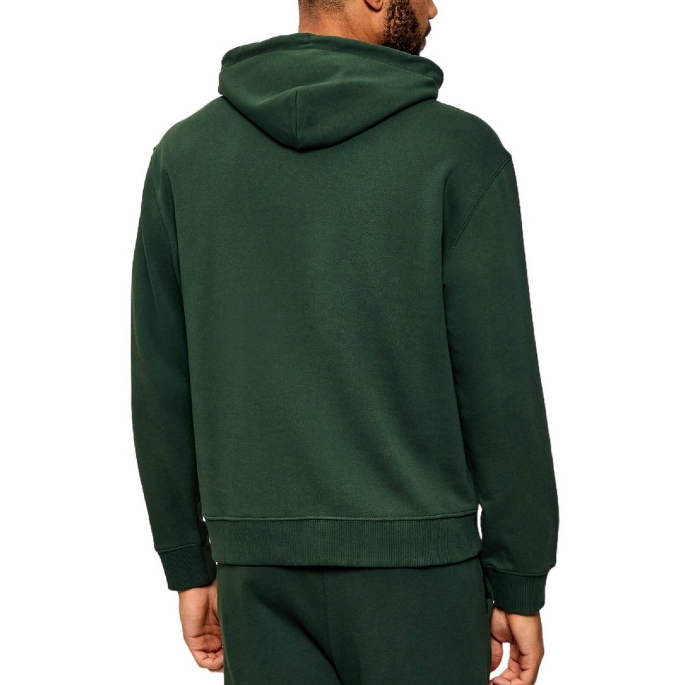 CALVIN KLEIN JEANS LS EU 350TERRY MICRO MONOLOGO HO ΜΠΛΟΥΖΑ ΦΟΥΤΕΡ ΑΝΔΡΙΚΗ GREEN