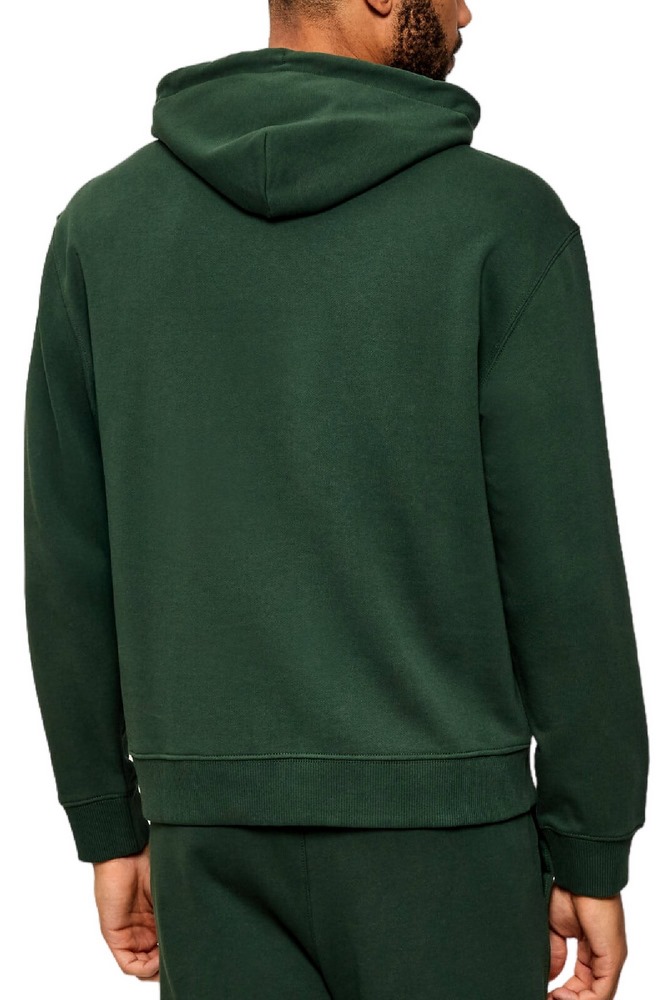 CALVIN KLEIN JEANS LS EU 350TERRY MICRO MONOLOGO HO ΜΠΛΟΥΖΑ ΦΟΥΤΕΡ ΑΝΔΡΙΚΗ GREEN