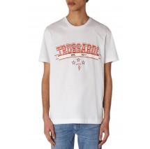 T-SHIRT  ΑΝΔΡΙΚΟ TRUSSARDI 52T00619-1T005381 WHITE