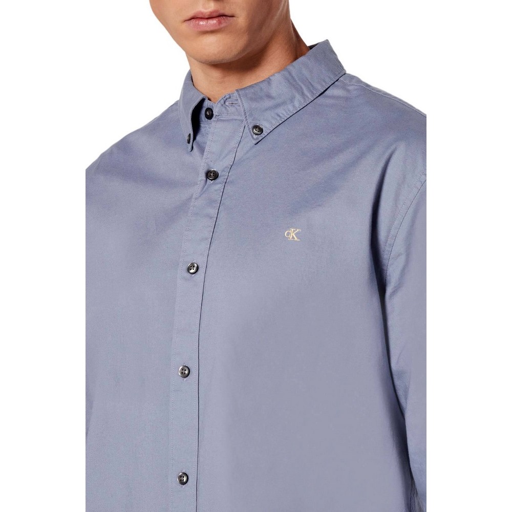 CALVIN KLEIN JEANS LS SOLID OXFORD CLASSIC SHIRT ΠΟΥΚΑΜΙΣΟ ΑΝΔΡΙΚΟ CIEL
