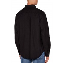 CALVIN KLEIN JEANS LS SOLID OXFORD CLASSIC SHIRT ΠΟΥΚΑΜΙΣΟ ΑΝΔΡΙΚΟ BLACK