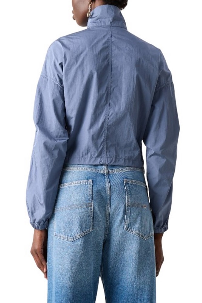 TOMMY JEANS STAND COLLAR WINDBREAKER ΜΠΟΥΦΑΝ ΓΥΝΑΙΚΕΙΟ BLUE