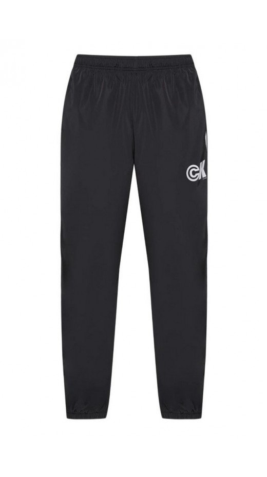 CALVIN KLEIN JEANS NYLON DRAWSTRING STRAIGHT JOGG ΦΟΡΜΑ ΠΑΝΤΕΛΟΝΙ ΑΝΔΡΙΚΟ BLACK