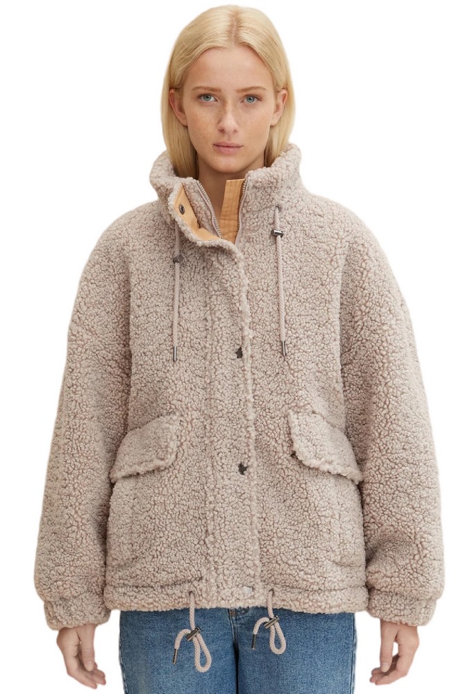 ΜΠΟΥΦΑΝ MODERN TEDDY ΓΥΝΑΙΚΕΙΟ TOM TAILOR BEIGE