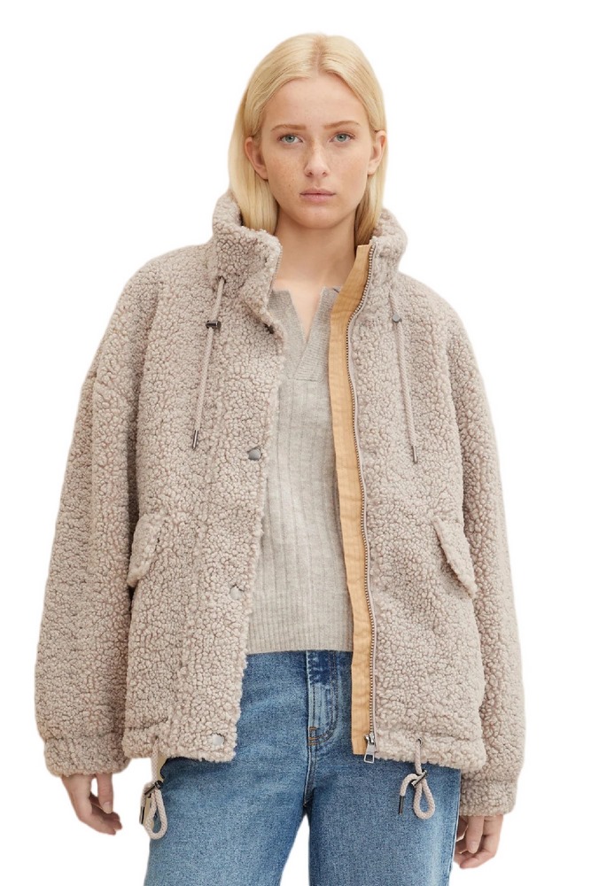 ΜΠΟΥΦΑΝ MODERN TEDDY ΓΥΝΑΙΚΕΙΟ TOM TAILOR BEIGE