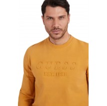ΜΠΛΟΥΖΑ ΦΟΥΤΕΡ BEAU CN ΑΝΔΡΙΚΗ GUESS MUSTARD