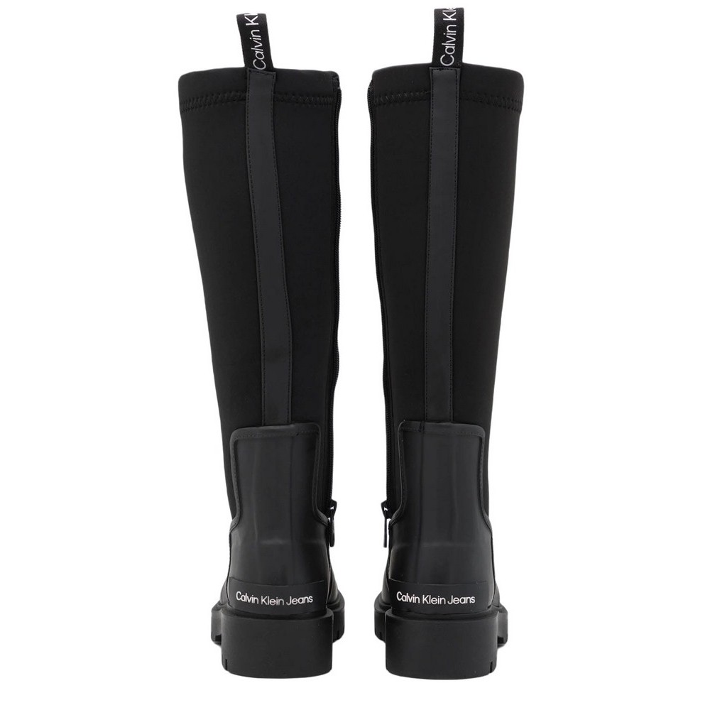 CALVIN KLEIN JEANS HIGH RAINBOOT NEOPRENE ΠΑΠΟΥΤΣΙ ΓΥΝΑΙΚΕΙΟ BLACK