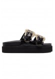 ΠΑΝΤΟΦΛΕΣ ΓΥΝΑΙΚΕΙΕΣ VERSACE JEANS COUTURE BLACK