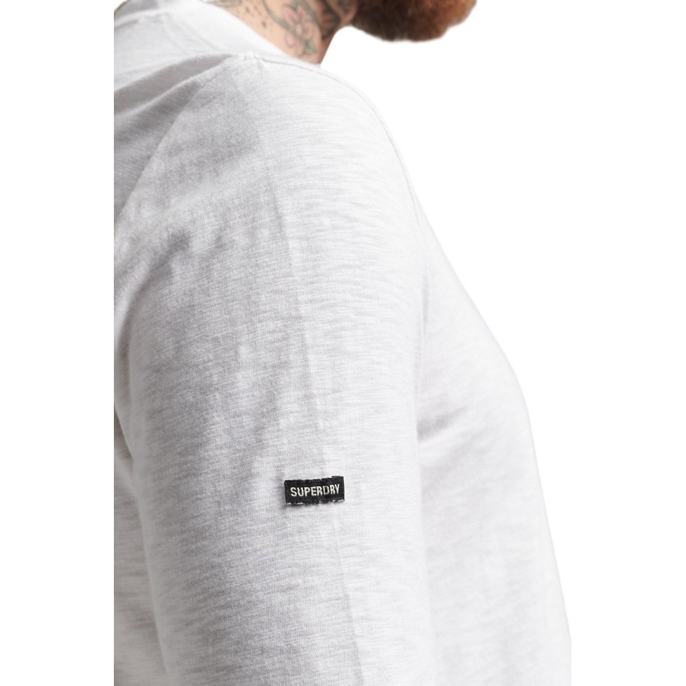 ΜΠΛΟΥΖΑ STUDIOS SLUD POCKET  ΑΝΔΡΙΚΗ SUPERDRY WHITE