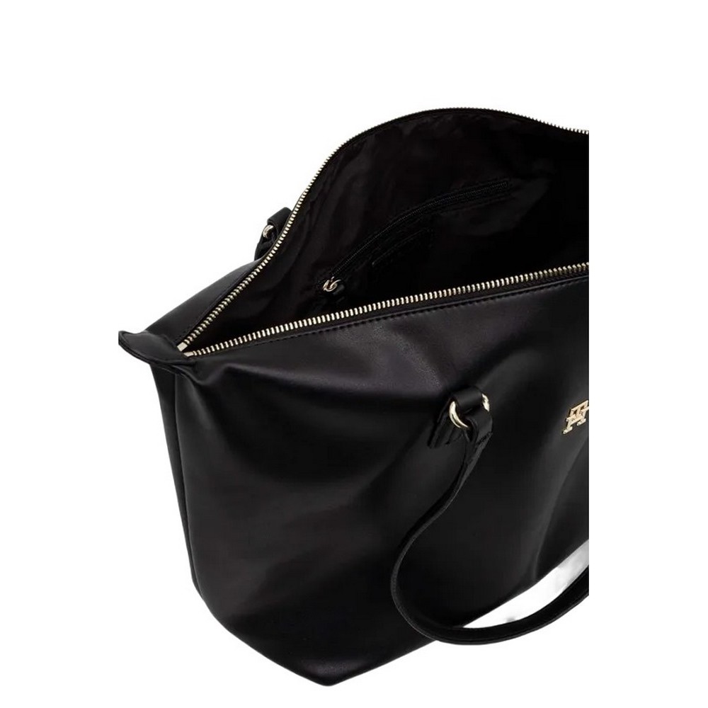 TOMMY HILFIGER POPPY PLUS TOTE ΤΣΑΝΤΑ ΓΥΝΑΙΚΕΙΑ BLACK