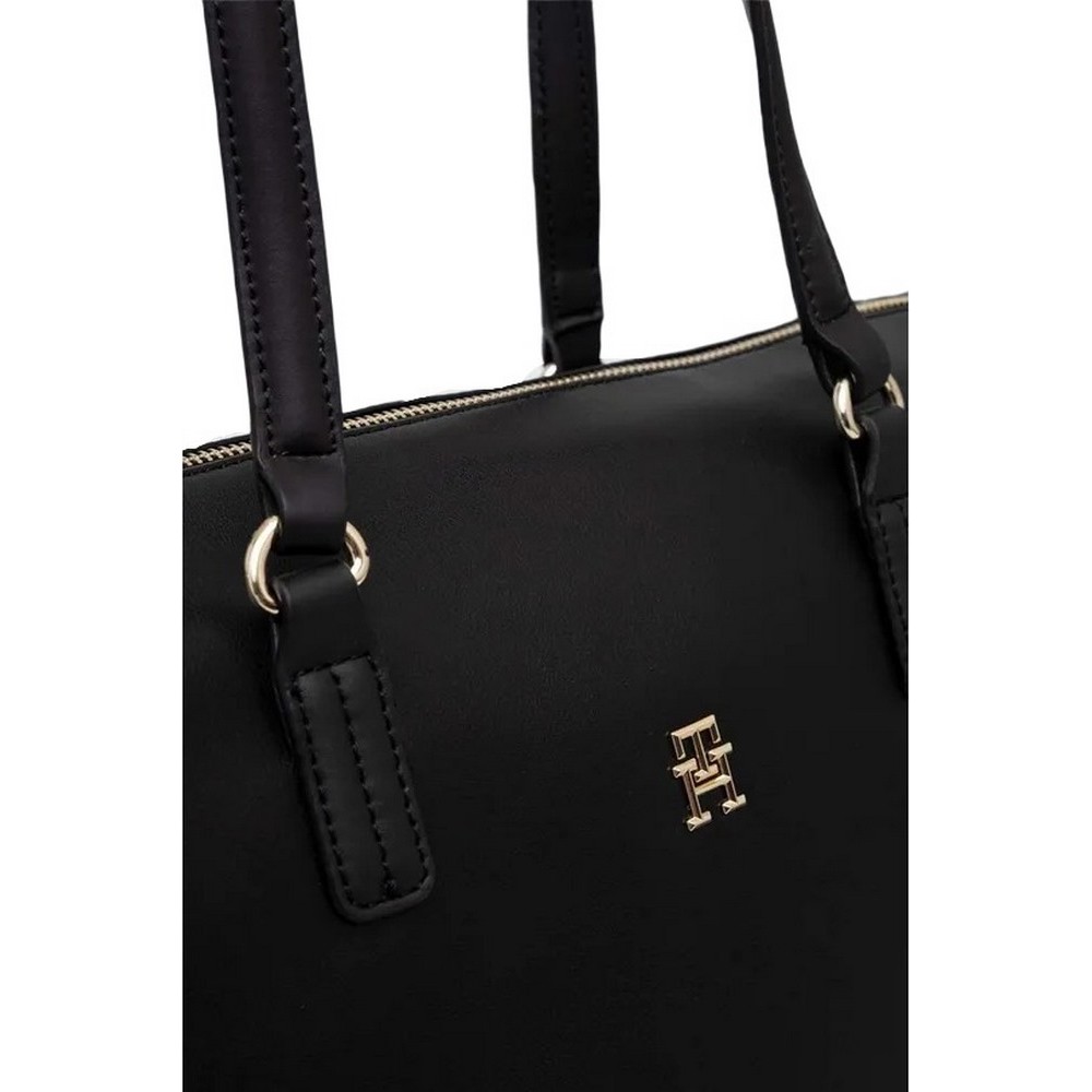 TOMMY HILFIGER POPPY PLUS TOTE ΤΣΑΝΤΑ ΓΥΝΑΙΚΕΙΑ BLACK
