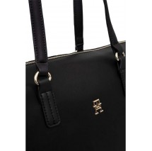 TOMMY HILFIGER POPPY PLUS TOTE ΤΣΑΝΤΑ ΓΥΝΑΙΚΕΙΑ BLACK