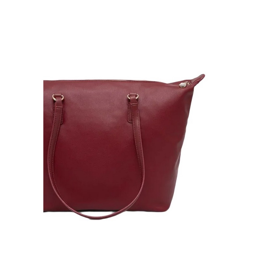 TOMMY HILFIGER POPPY PLUS TOTE ΤΣΑΝΤΑ ΓΥΝΑΙΚΕΙΑ BORDEAUX