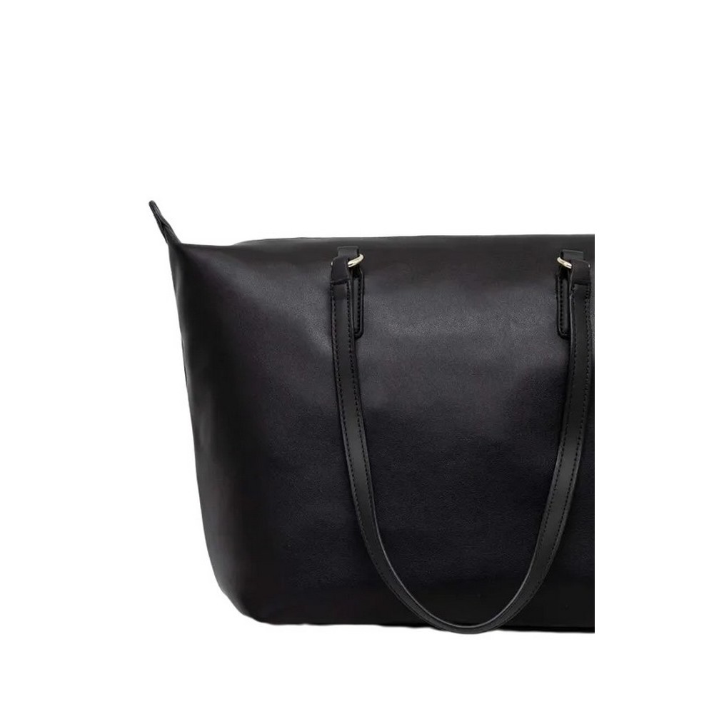 TOMMY HILFIGER POPPY PLUS TOTE ΤΣΑΝΤΑ ΓΥΝΑΙΚΕΙΑ BLACK