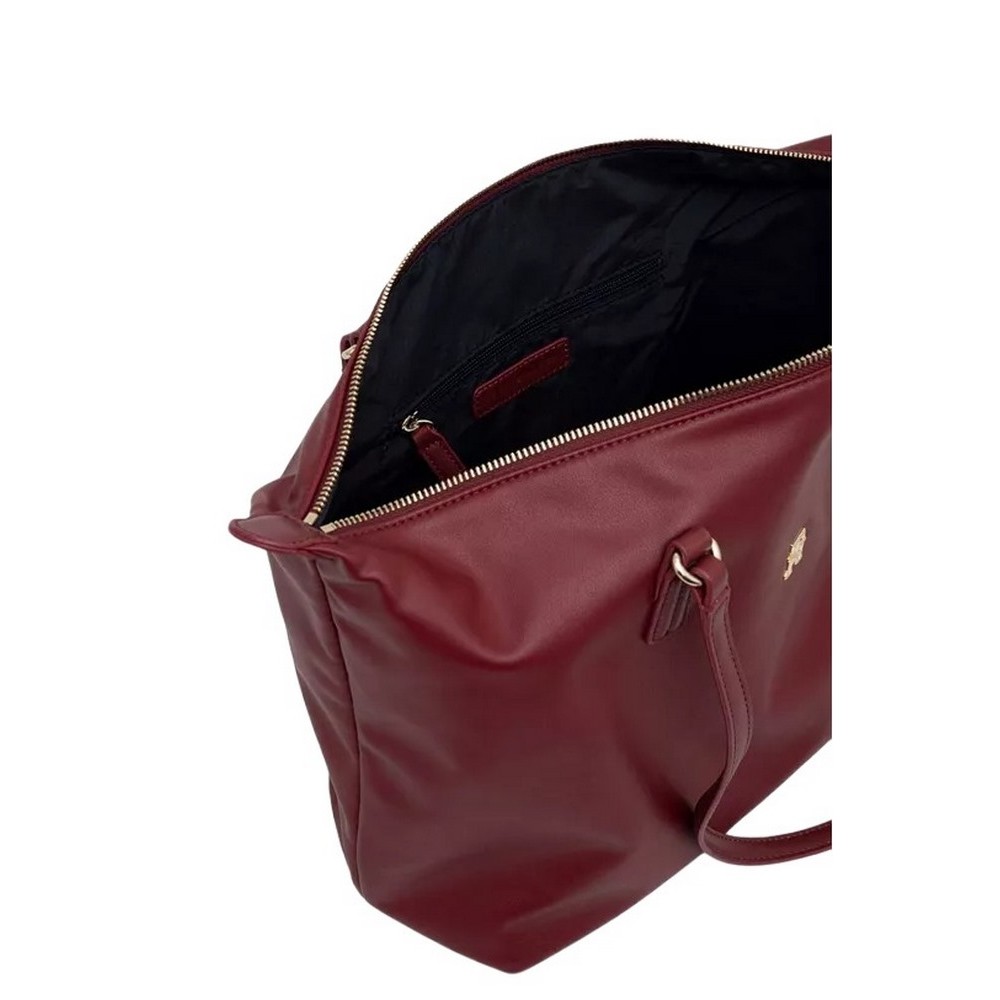 TOMMY HILFIGER POPPY PLUS TOTE ΤΣΑΝΤΑ ΓΥΝΑΙΚΕΙΑ BORDEAUX