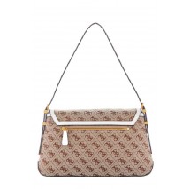 GUESS DESIDERIA FLAP SHOULDER BAG ΤΣΑΝΤΑ ΓΥΝΑΙΚΕΙΑ BEIGE