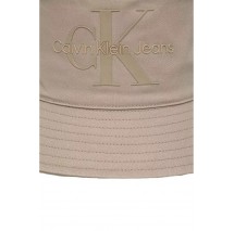 CALVIN KLEIN JEANS MONOGRAM BUCKET HAT ΚΑΠΕΛΟ ΓΥΝΑΙΚΕΙΟ BEIGE