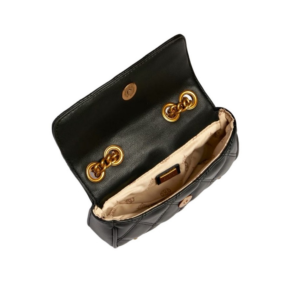 ΤΣΑΝΤΑ TRIANA MICRO MINI ΓΥΝΑΙΚΕΙΑ GUESS BLACK
