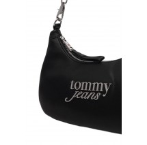TOMMY JEANS BOLD SCRIPT SHOULDER BAG ΤΣΑΝΤΑ ΓΥΝΑΙΚΕΙΑ BLACK