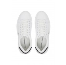 CALVIN KLEIN JEANS CHUNKY CUPSOLE RU PATCH LTH WN ΠΑΠΟΥΤΣΙ ΓΥΝΑΙΚΕΙΟ WHITE/BLACK