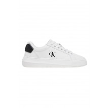 CALVIN KLEIN JEANS CHUNKY CUPSOLE RU PATCH LTH WN ΠΑΠΟΥΤΣΙ ΓΥΝΑΙΚΕΙΟ WHITE/BLACK